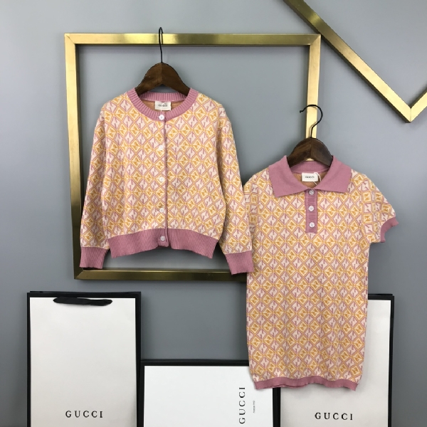 Replica Gucci 2022 Retro Fashion Show Children's Set