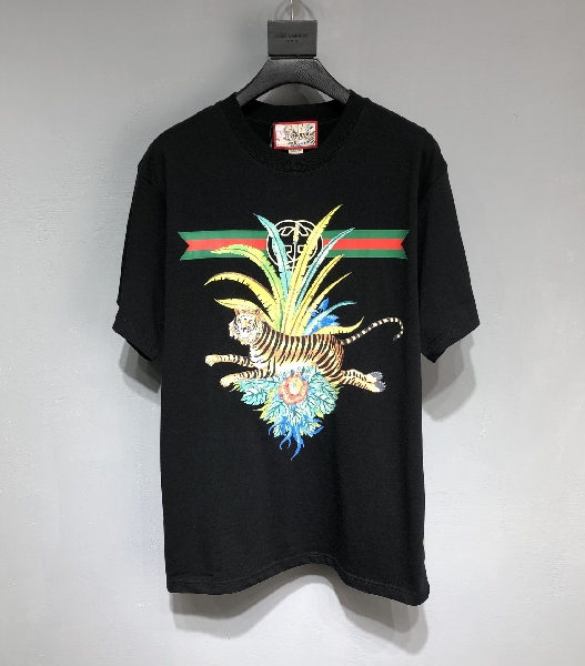 Replica GUCCI Double G 2022SS Tiger T-Shirt