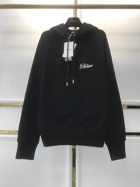 Replica Dior Hoodie Cd Icon Cotton in Gray