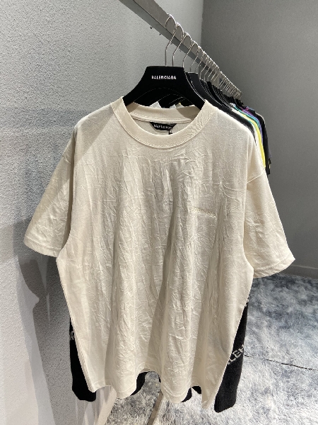 Replica Balenciaga T-Shirt Logo Medium Fit