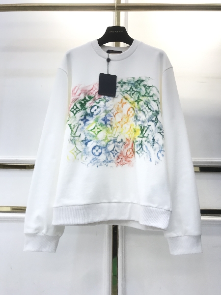 Replica Louis Vuitton Sweatshirt Print in White