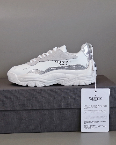 Replica Valentino Sneaker Gumboy Calfskin in Gray