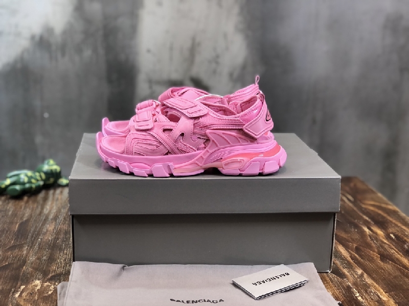 Replica Balenciaga Sandal Track 4.0 in Pink