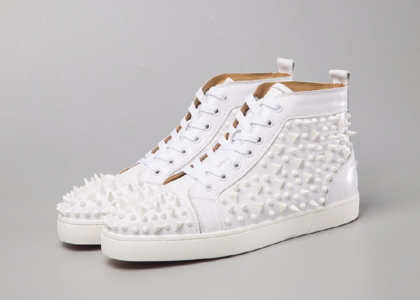 Replica Christian Louboutin Sneaker Louis Spikes Flat