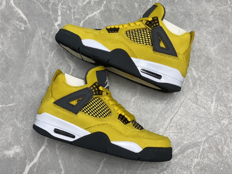 Replica Nike Sneaker Air Jordan4 in Yellow