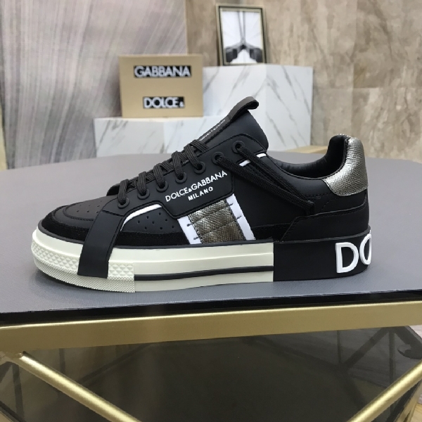 Replica DG Sneaker Calfskin 2.Zero custom in Black