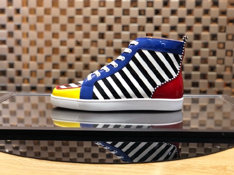 Replica Christian Louboutin Sneaker Pik Boat Mens Flat