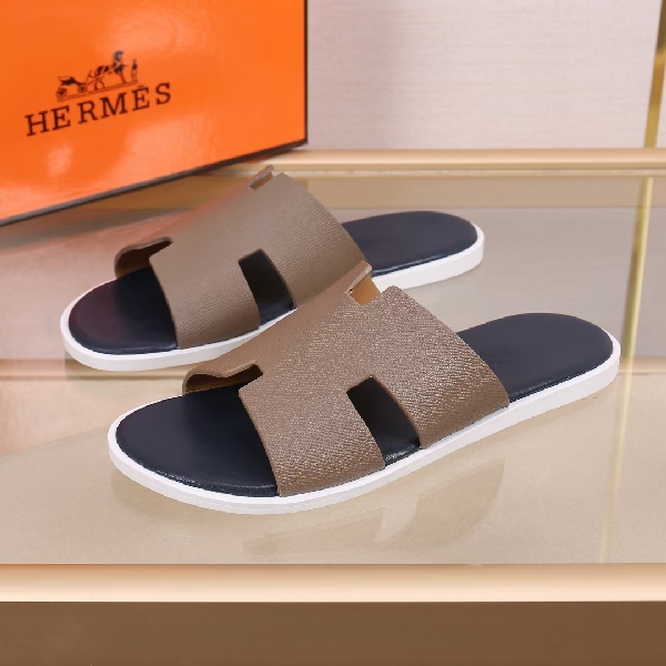 Replica Hermes Slipper Lzmir in Black