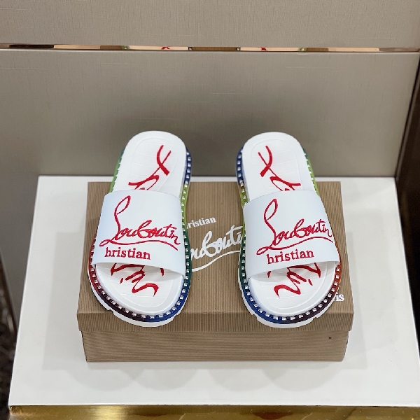 Replica Christian louboutin Slipper in White