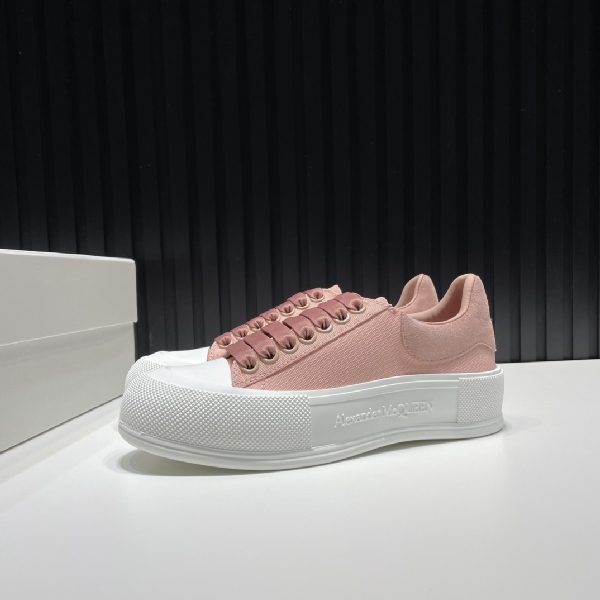 Replica Alexander McQueen Sneaker Deck Plimsoll in Pink