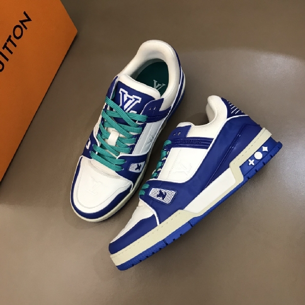 Replica Louis Vuitton Sneaker Trainer in Blue