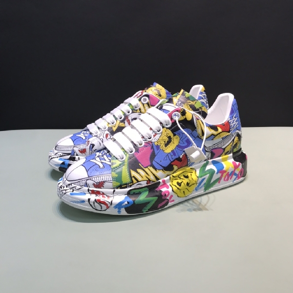 Replica Alexander McQueen Sneaker Oversized Graffiti