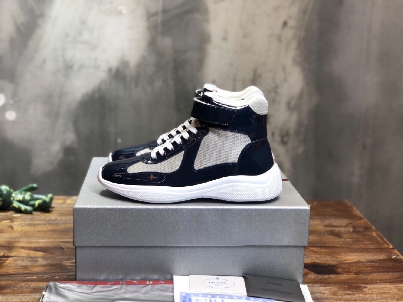 Replica Prada classic high sneaker