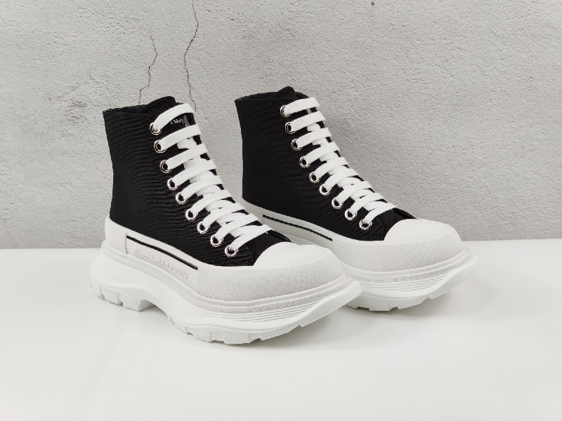 Replica MCQ Sneaker Tread Slick Boot in Black