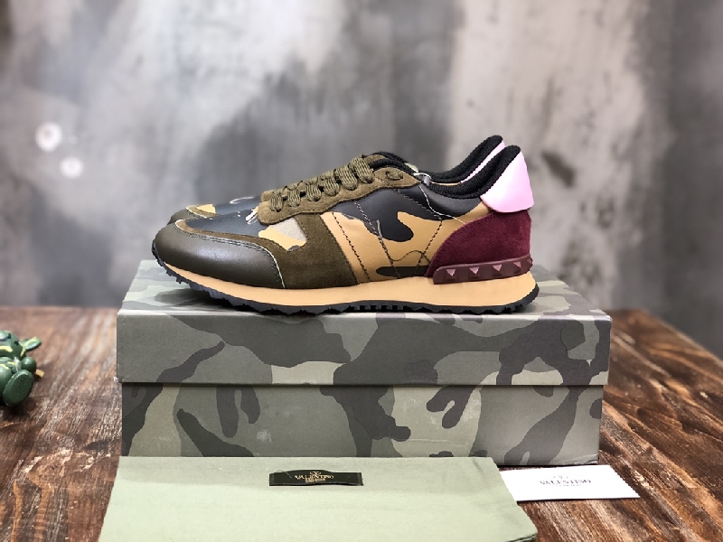 Replica Valentino Sneaker Rockrunner in Brown