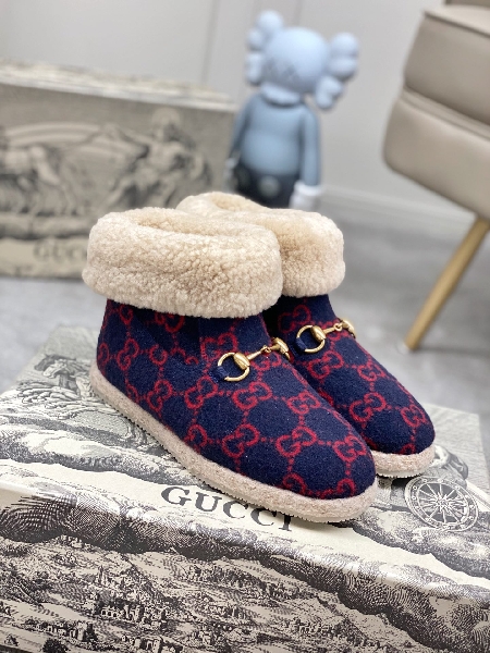 Replica Gucci Boot jacquard espadrille in Blue