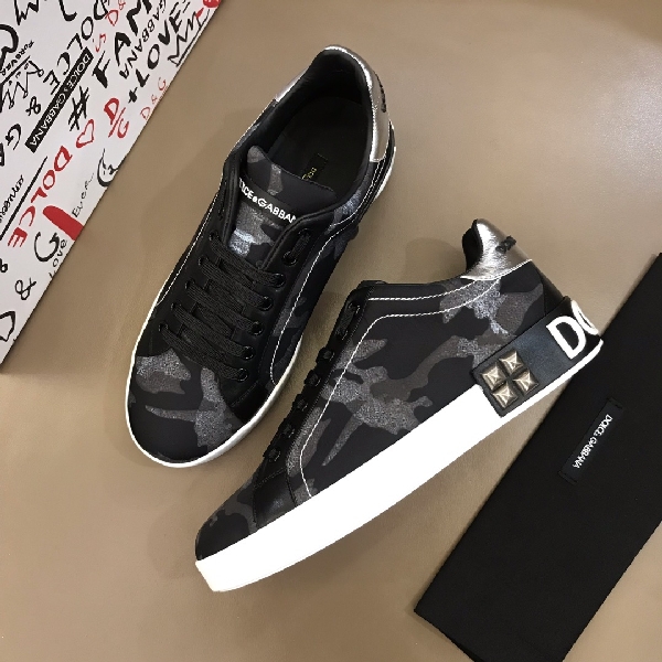 Replica DG Sneaker Portofino in Black