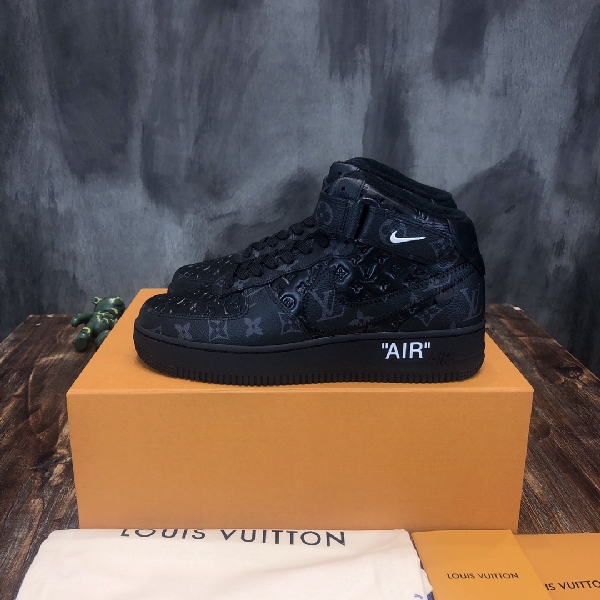 Replica LV x OFF-WHITE x Nike Fashion THE TEN style Men's Sneakers