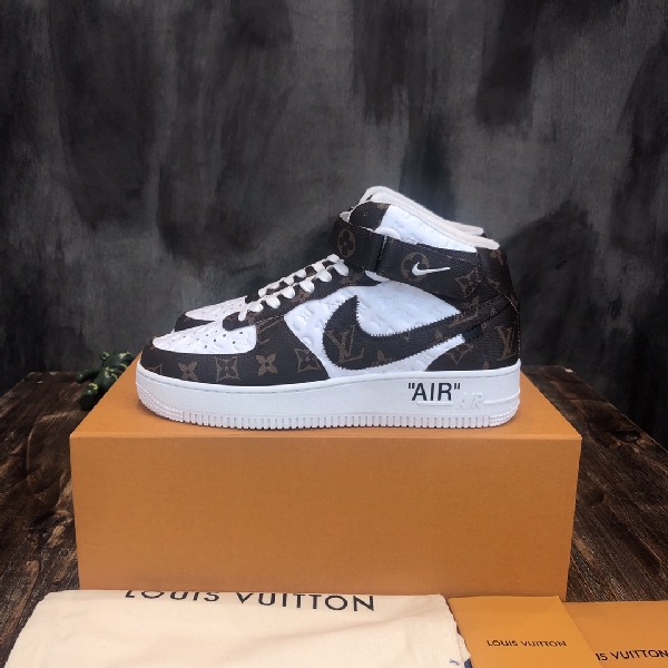 Replica LV x OFF-WHITE x Nike Fashion THE TEN style Men's Sneakers