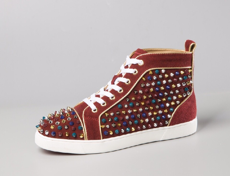 Replica Christian Louboutin Sneaker Louis Spikes Flat