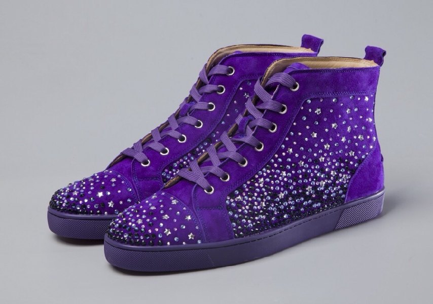 Replica Christian Louboutin Sneaker Orlato Strass Flat