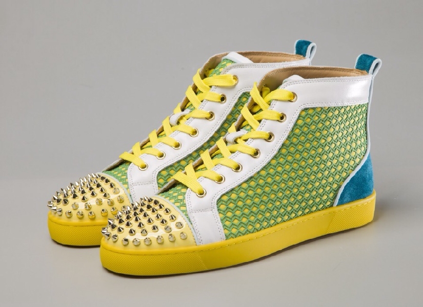 Replica Christian Louboutin Sneaker Louis Spikes Flat