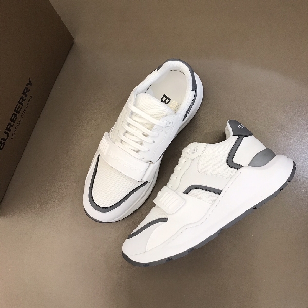 Replica BurBerry Sneaker Vintage Check Cotton in White