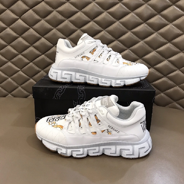 Replica Versace Sneaker Trigreca in White