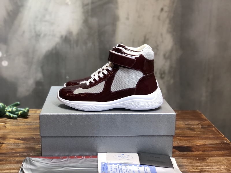 Replica Prada classic high sneaker