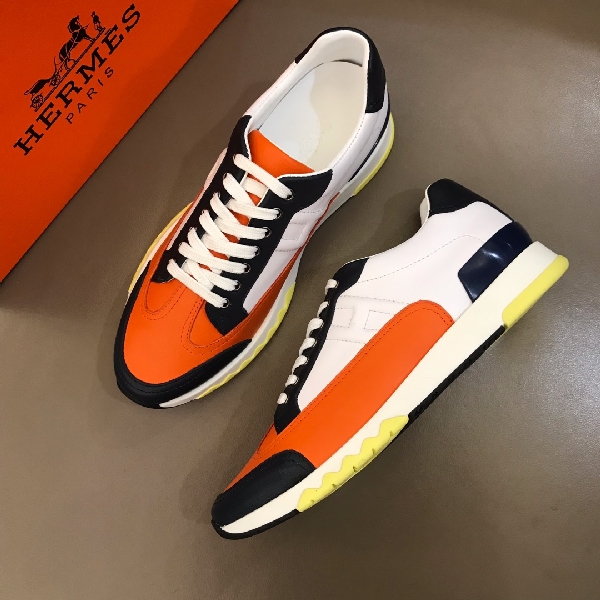 Replica Hermes Sneaker TRAIL in Orange