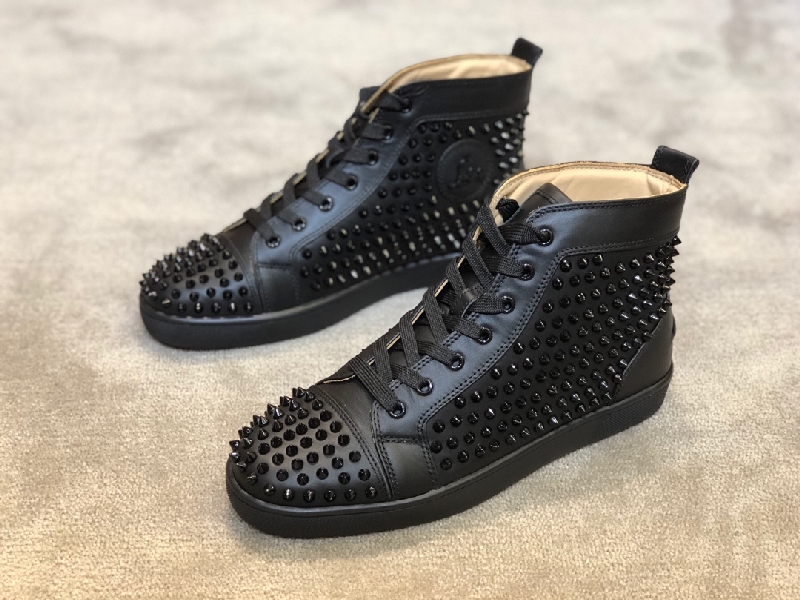 Replica Christian Louboutin Sneaker Junior Spikes Flat