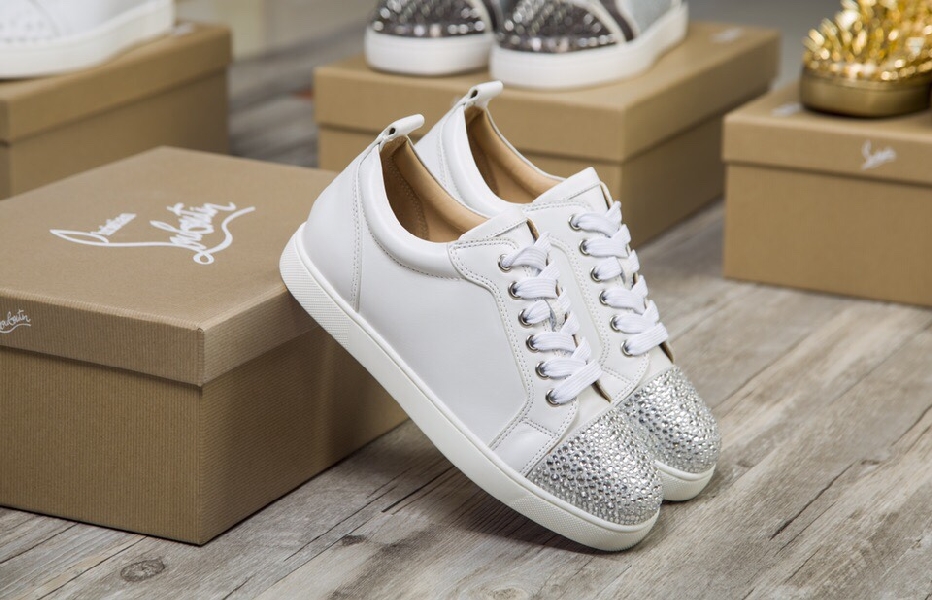 Replica Christian Louboutin Sneaker Junior Spikes Flat