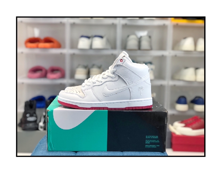 Replica Nike Sneaker Dunk SB High Kevin Bradley in White