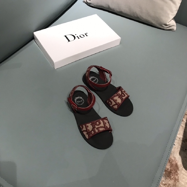 Replica Dior retro girl's sandals