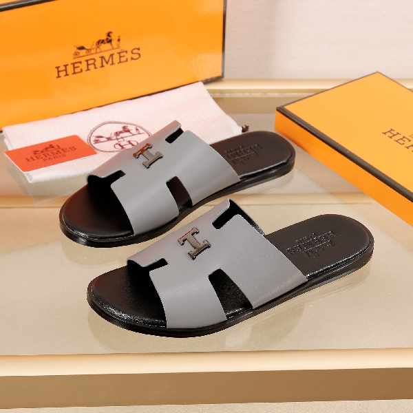 Replica Hermes Slipper Lzmir in Black