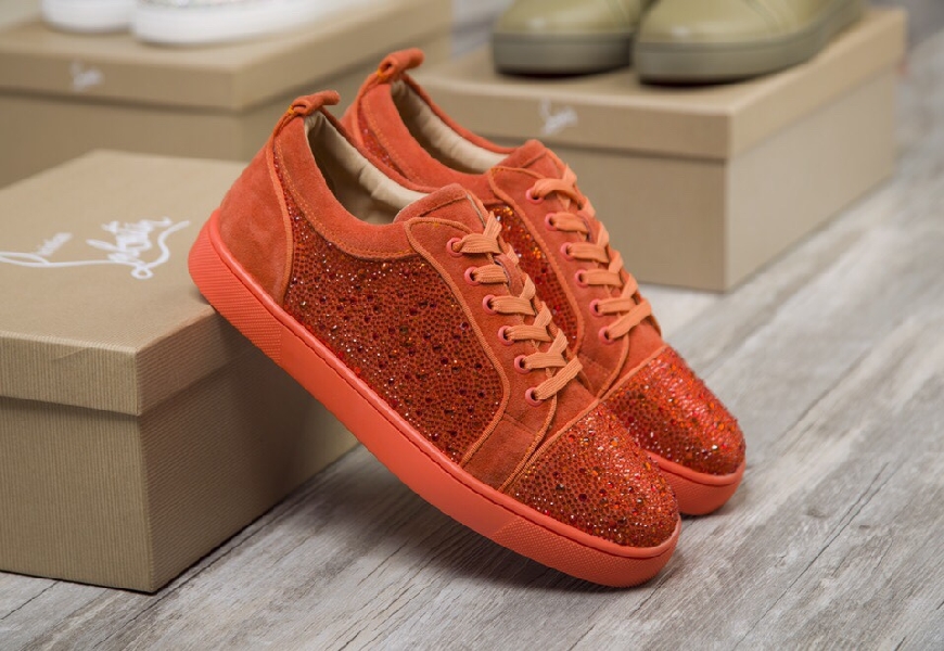 Replica Christian Louboutin Sneaker Junior Strass Flat