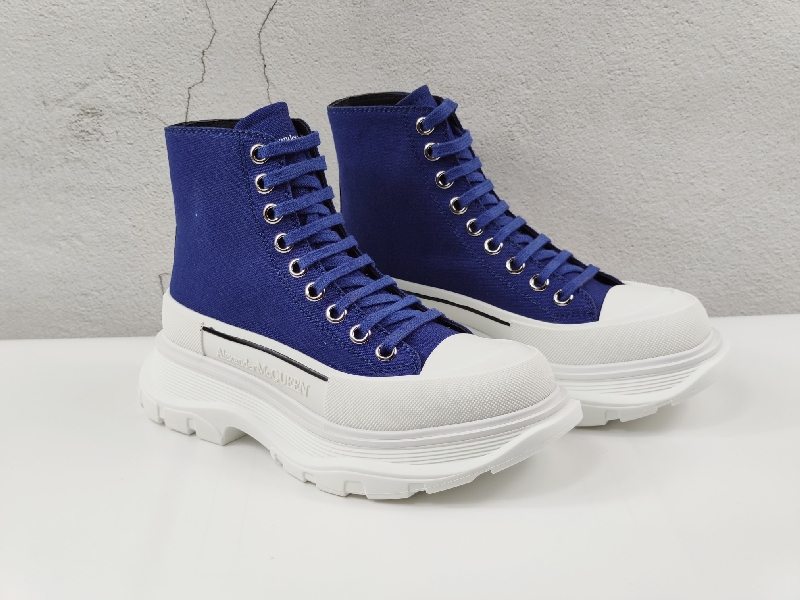 Replica MCQ Sneaker Tread Slick Boot in Blue