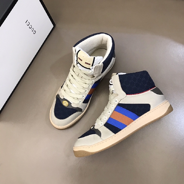 Replica Gucci Sneaker Screener High in White