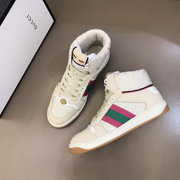 Replica Gucci Sneaker Screener High in White