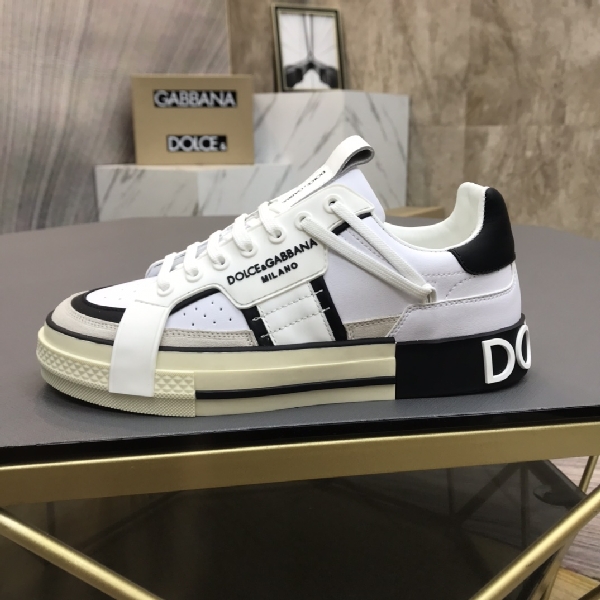 Replica DG Sneaker Calfskin 2.Zero custom in Black