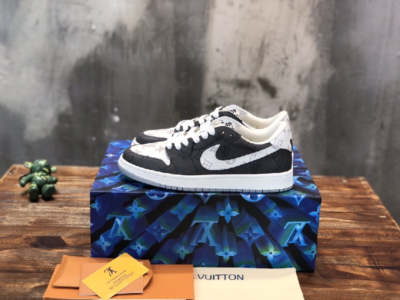 Replica LV x OFF-WHITE x Nike Fashion THE TEN style Men's Sneakers