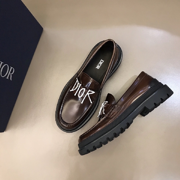 Replica Dior Dress shoe Loafer in Brown