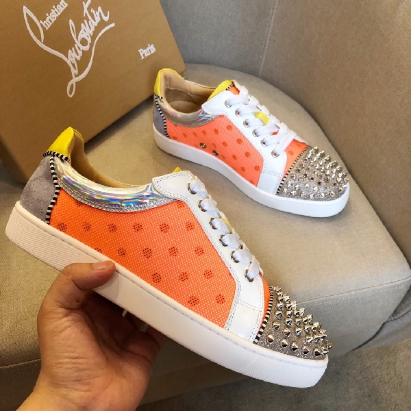 Replica Christian Louboutin Sneaker Junior Spikes Flat