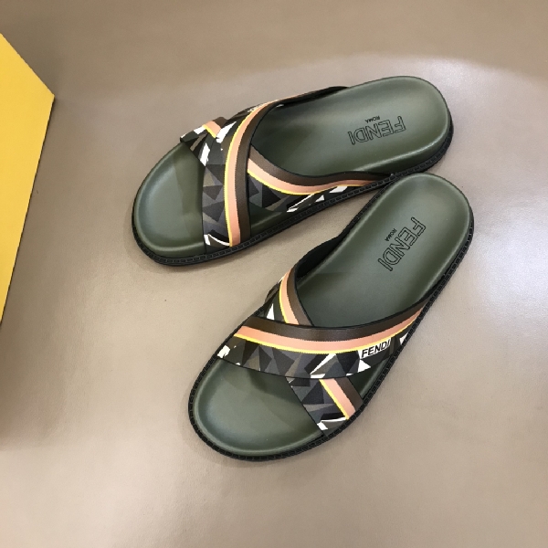 Replica Fendi Slipper in Green