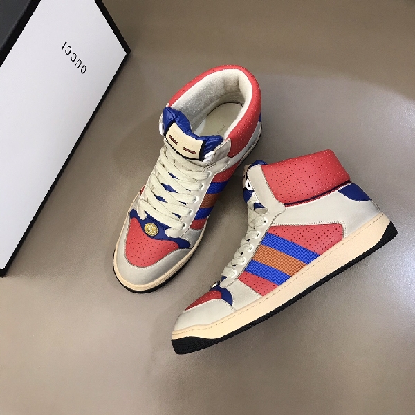 Replica Gucci Sneaker Screener High in Cream