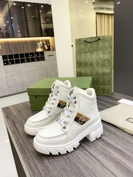 Replica Gucci Ankle Boot with Interlocking G