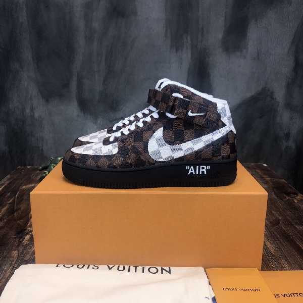 Replica LV x OFF-WHITE x Nike Fashion THE TEN style Men's Sneakers