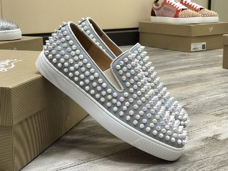 Replica Christian Louboutin Sneaker Roller-Boat Men's Flat