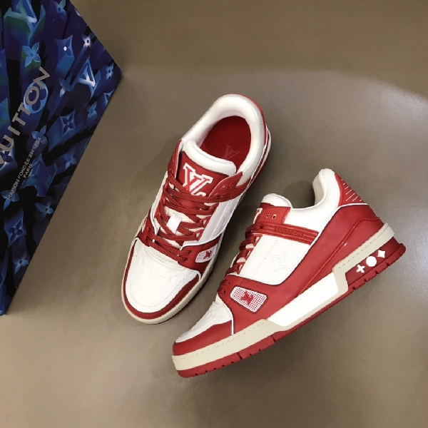 Replica Louis Vuitton Sneaker Trainer in Red