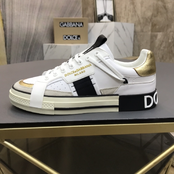 Replica DG Sneaker Calfskin 2.Zero custom in Gold